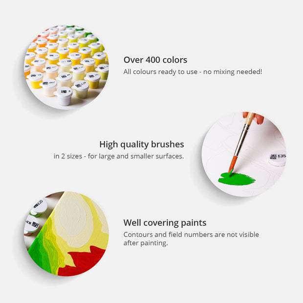 Paint By Numbers Kit - Colourful Ball