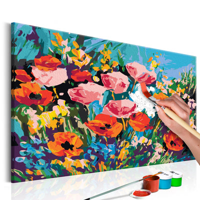 Paint By Numbers Kit - Colourful Meadow Flowers