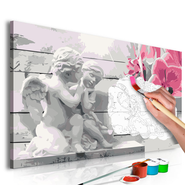 Paint By Numbers Kit - Angels (Pink Orchid)