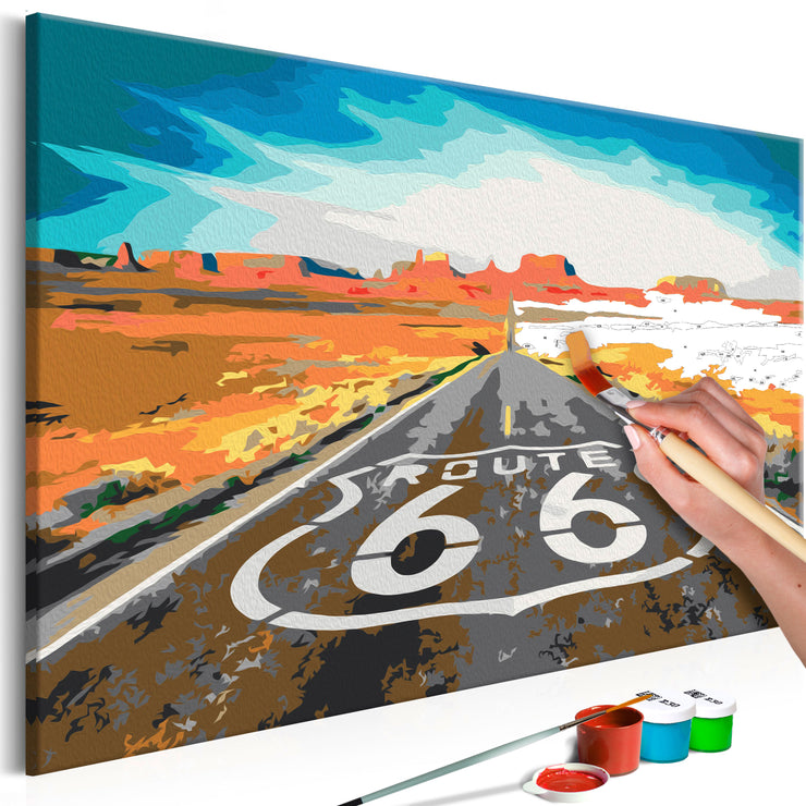 Paint By Numbers Kit - Route 66