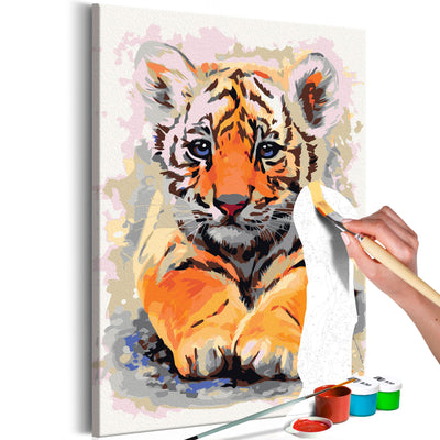 Paint By Numbers Kit - Baby Tiger