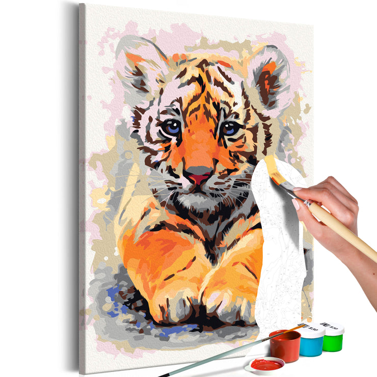 Paint By Numbers Kit - Baby Tiger