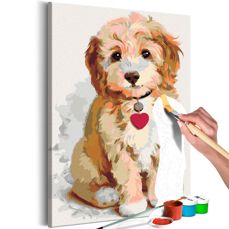 Paint By Numbers Kit - Dog (Puppy)