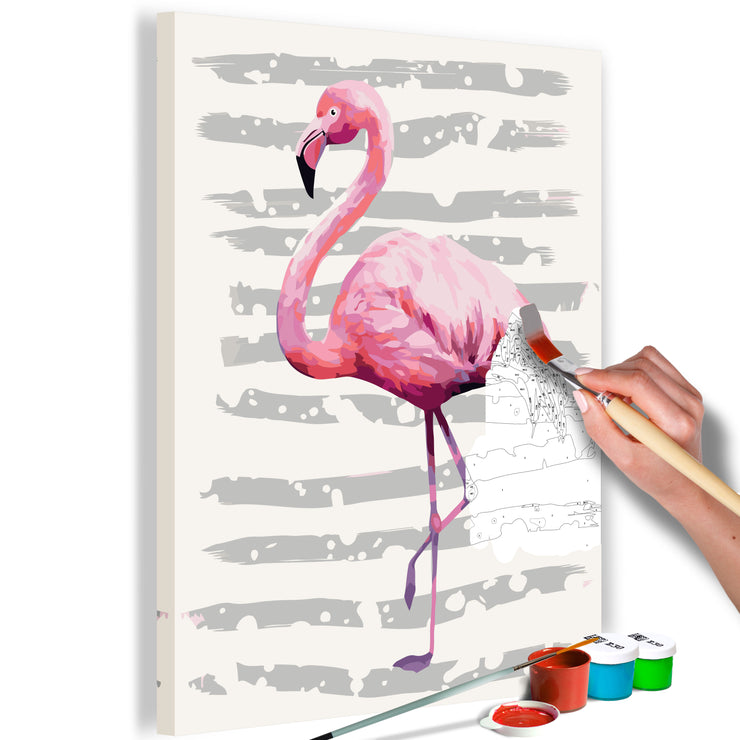 Paint By Numbers Kit - Beautiful Flamingo