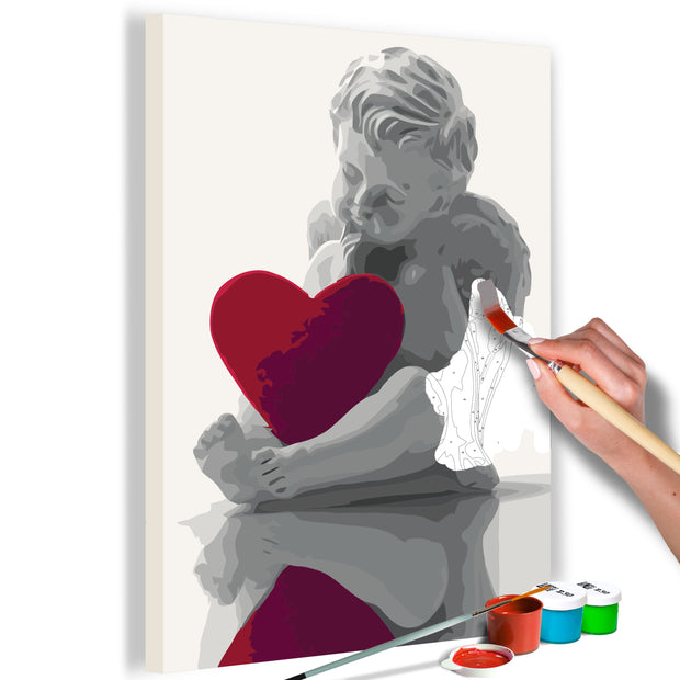 Paint By Numbers Kit - Angel (Red Heart)