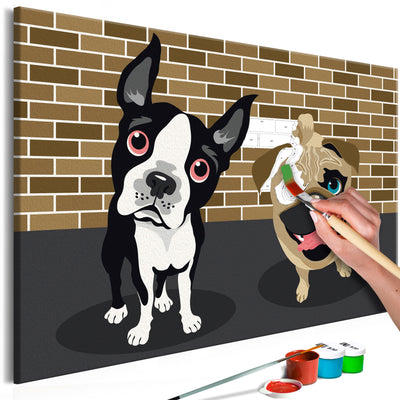 Paint By Numbers Kit - Cute Dogs