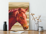 Paint By Numbers Kit - Brown Horse