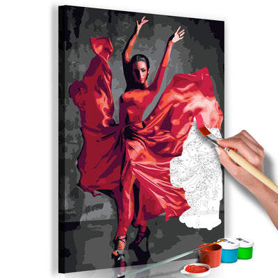 Paint By Numbers Kit - Red Dress