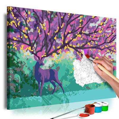 Paint By Numbers Kit - Purple Deer