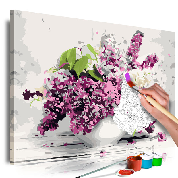 Paint By Numbers Kit - Vase and Flowers