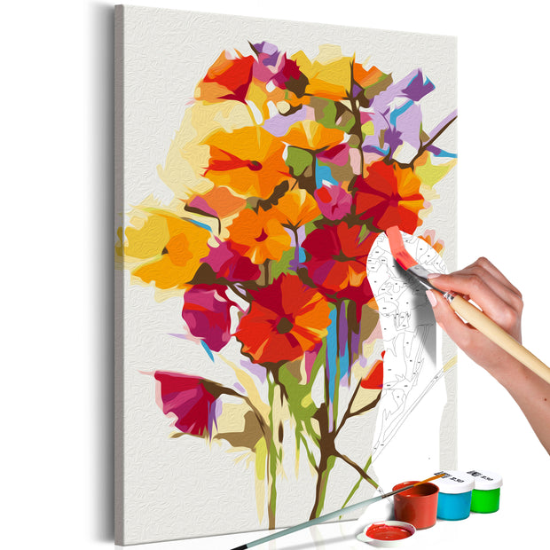 Paint By Numbers Kit - Summer Flowers