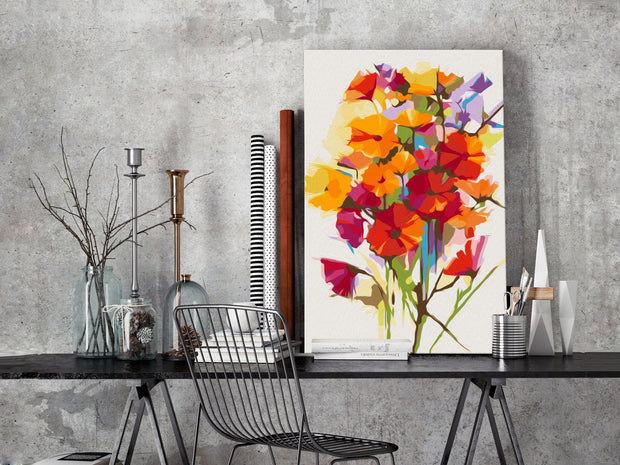 Paint By Numbers Kit - Summer Flowers