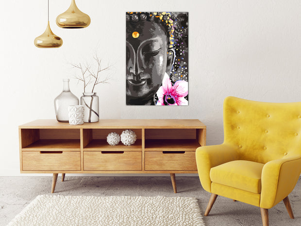 Paint By Numbers Kit - Buddha and Flower