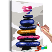 Paint By Numbers Kit - Colored Pebbles