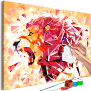 Paint By Numbers Kit - Abstract Lion