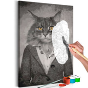 Paint By Numbers Kit - Elegant Cat