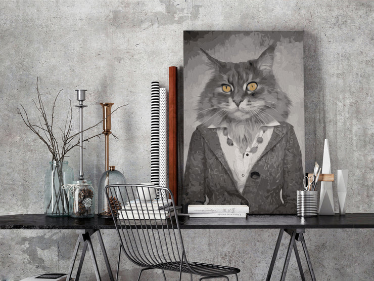 Paint By Numbers Kit - Elegant Cat