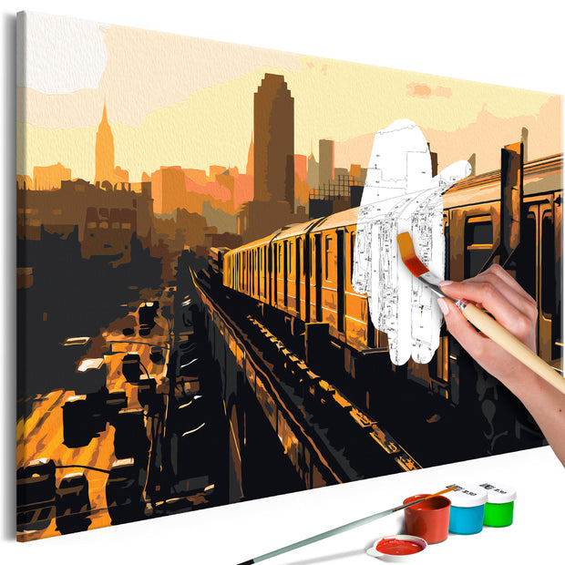 Paint By Numbers Kit - New York Subway