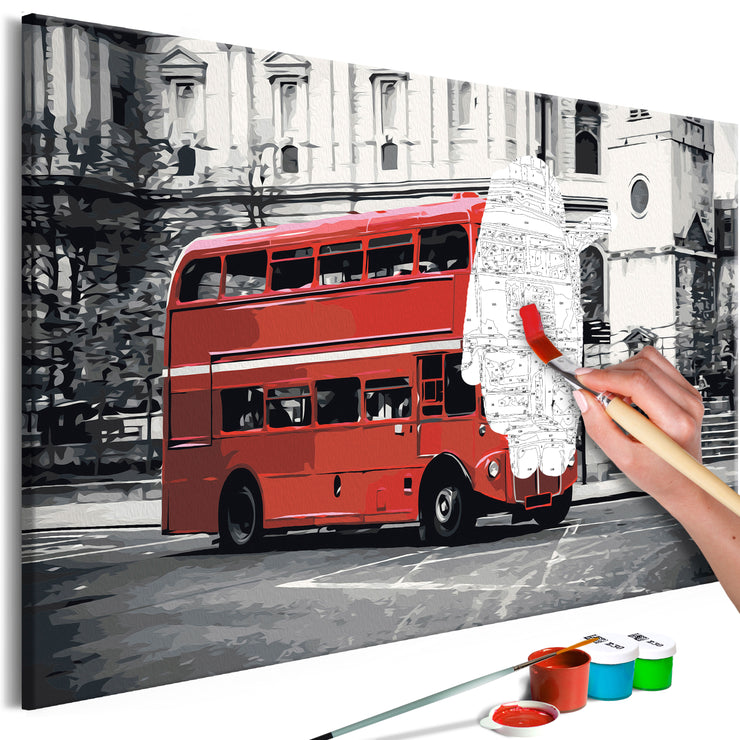 Paint By Numbers Kit - London Bus