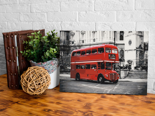 Paint By Numbers Kit - London Bus