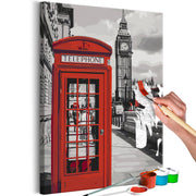 Paint By Numbers Kit - Telephone Booth