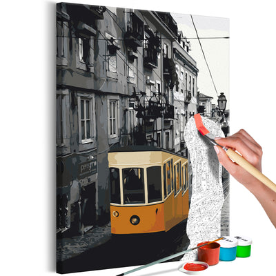 Paint By Numbers Kit - Tram in Lisbon