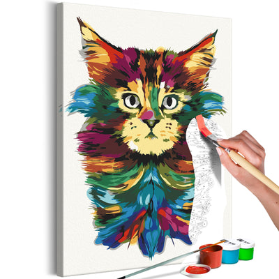 Paint By Numbers Kit - Colourful Mane