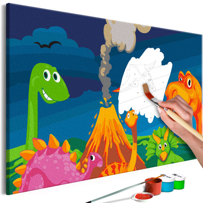 Paint By Numbers Kit - Dinosaur World