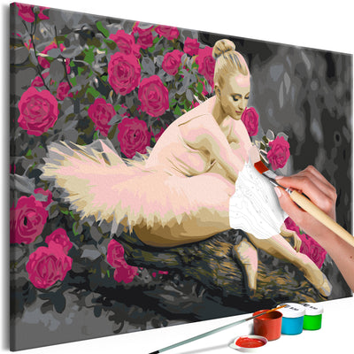 Paint By Numbers Kit - Rose Ballerina