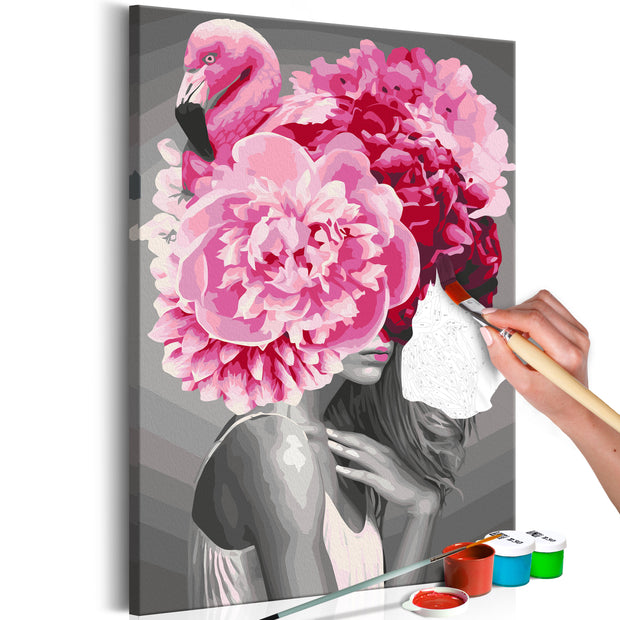 Paint By Numbers Kit - Flamingo Girl