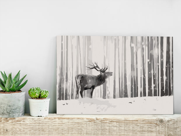 Paint By Numbers Kit - Deer in the Snow