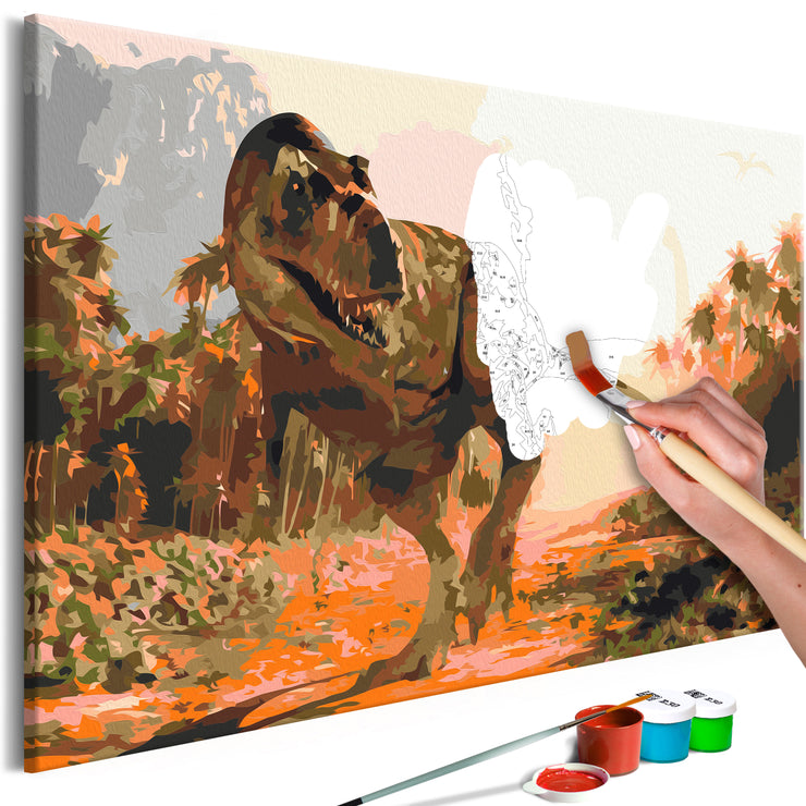 Paint By Numbers Kit - Dangerous Dinosaur