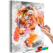 Paint By Numbers Kit - Running Tiger