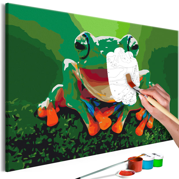 Paint By Numbers Kit - Laughing Frog