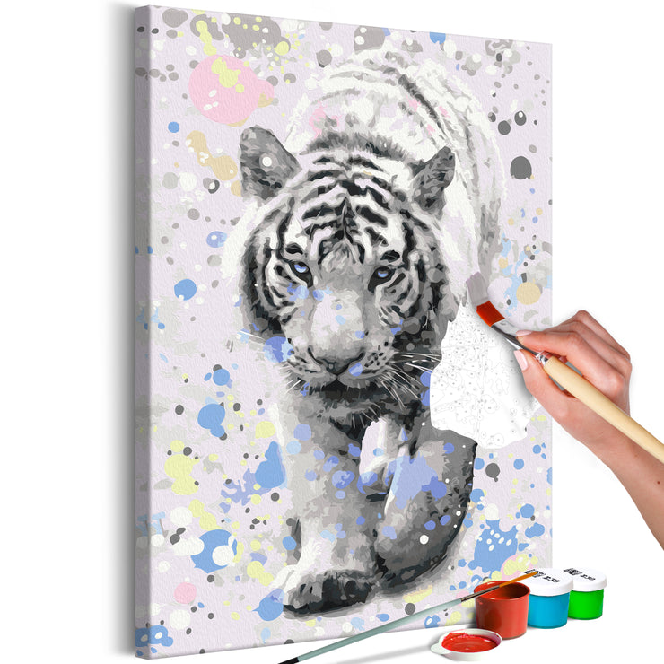 Paint By Numbers Kit - White Tiger