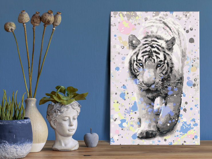 Paint By Numbers Kit - White Tiger