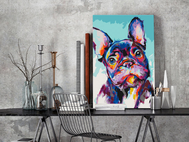 Paint By Numbers Kit - Bulldog Portrait