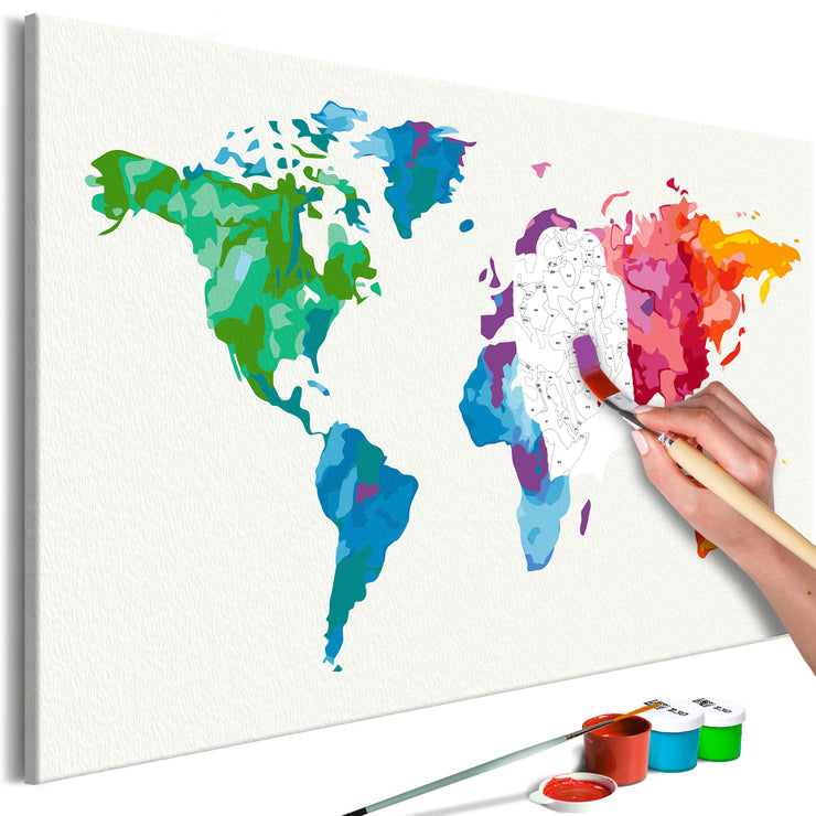 Paint By Numbers Kit - Colours of the World