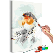 Paint By Numbers Kit - Bird on the Christmas Tree