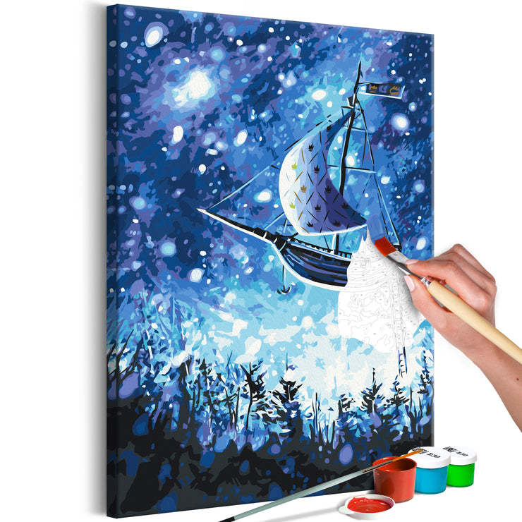 Paint By Numbers Kit - Flying Ship