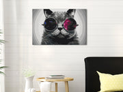 Paint By Numbers Kit - Cat With Glasses