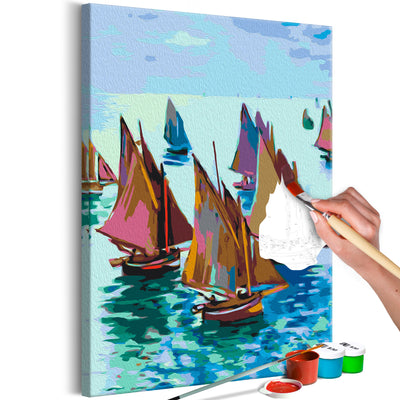 Paint By Numbers Kit - Claude Monet: Fishing Boats