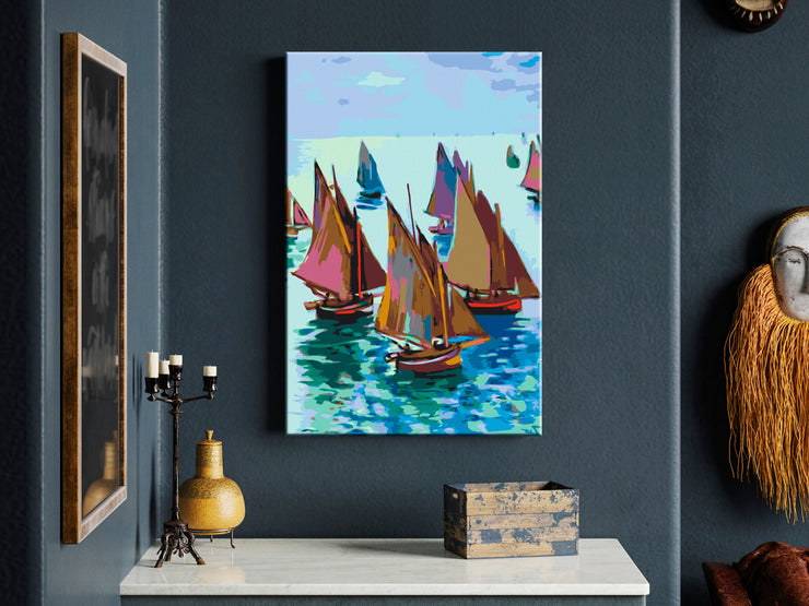 Paint By Numbers Kit - Claude Monet: Fishing Boats