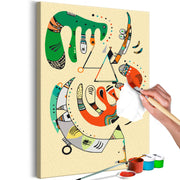 Paint By Numbers Kit - Vasily Kandinsky: Vert et rouge