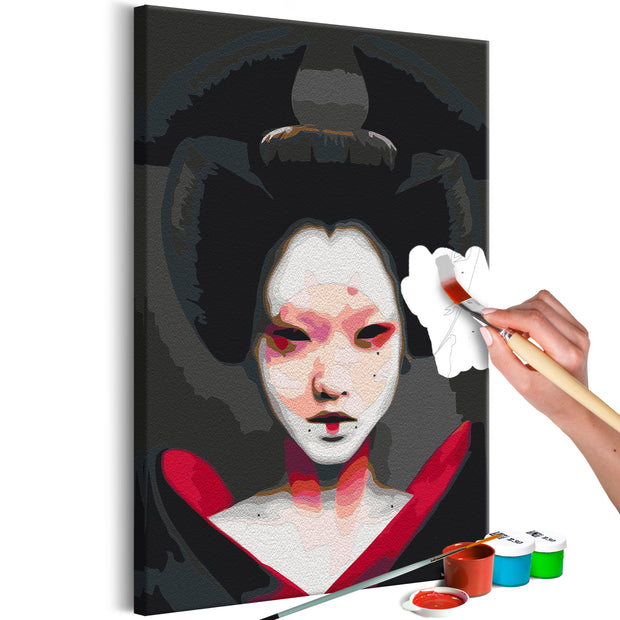 Paint By Numbers Kit - Black Geisha