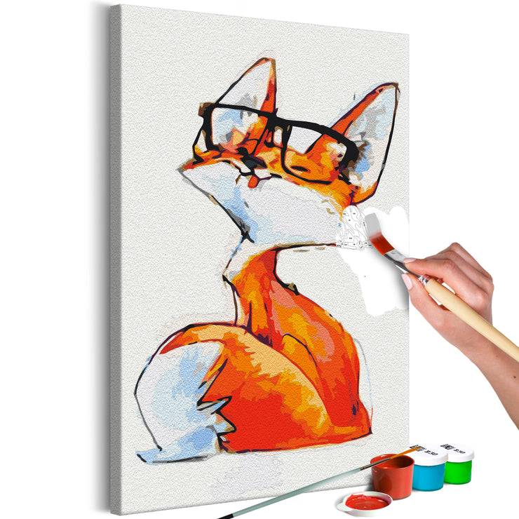 Paint By Numbers Kit - Eyeglass Fox