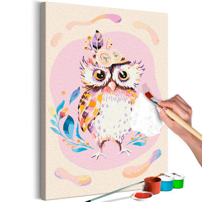 Paint By Numbers Kit - Owl Chic