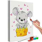 Paint By Numbers Kit - Mouse in Love