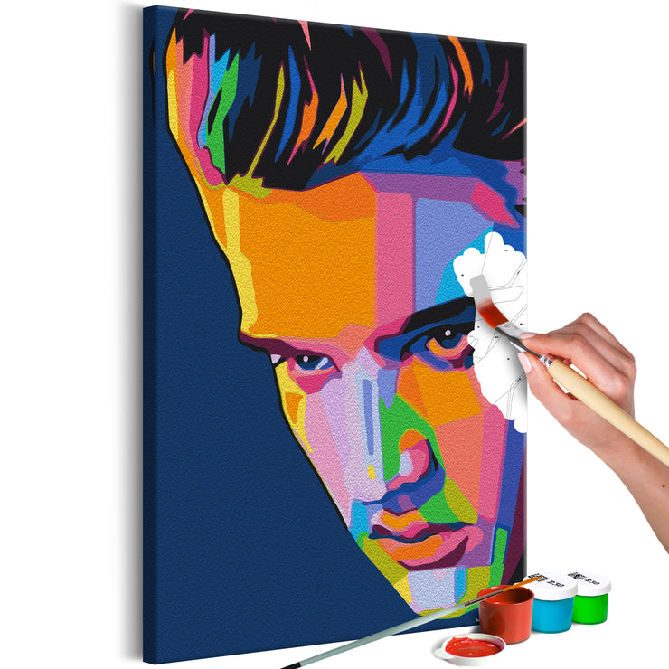 Paint By Numbers Kit - Colourful Elvis