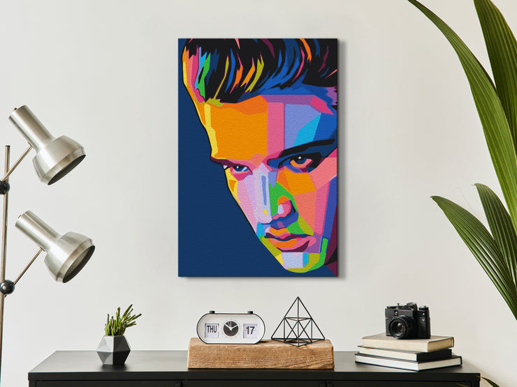 Paint By Numbers Kit - Colourful Elvis